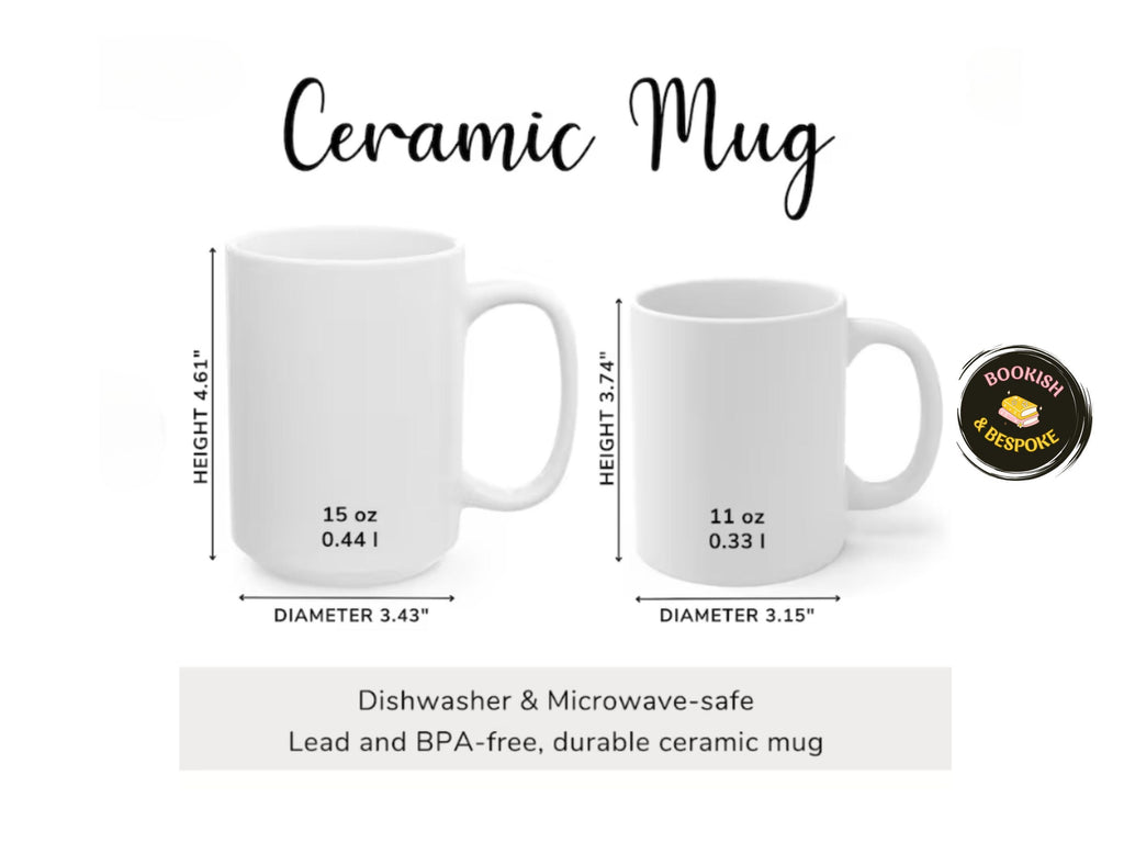 Books Before People Mug, Funny Book Lover Mug, Reader Gift