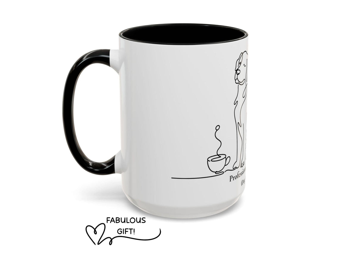 Dog Mom Bookworm Mug, Professional Reader Coffee Cup, Cozy Reading Gift