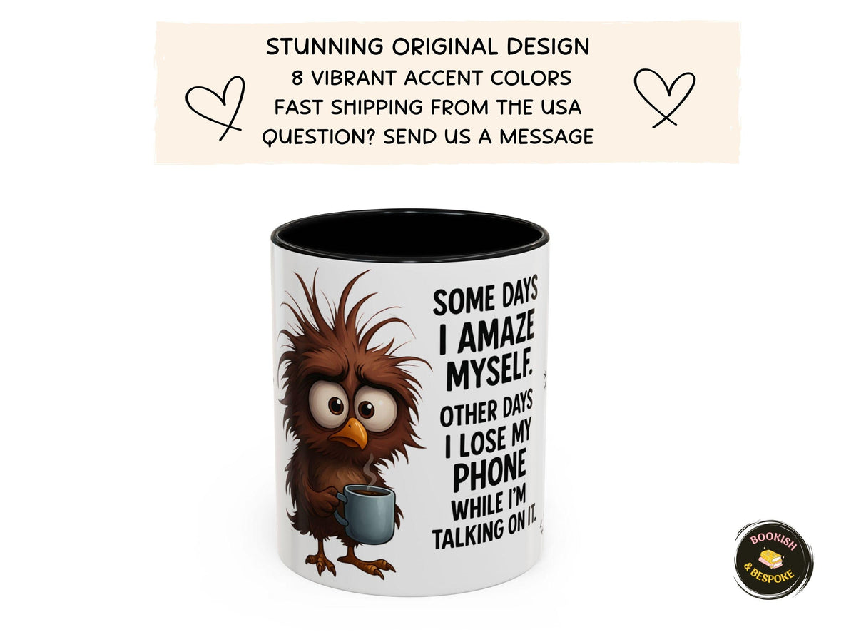 Funny Owl Mug, Wrapped Sarcastic Quote Design, Coffee Lover Humor Cup Gift