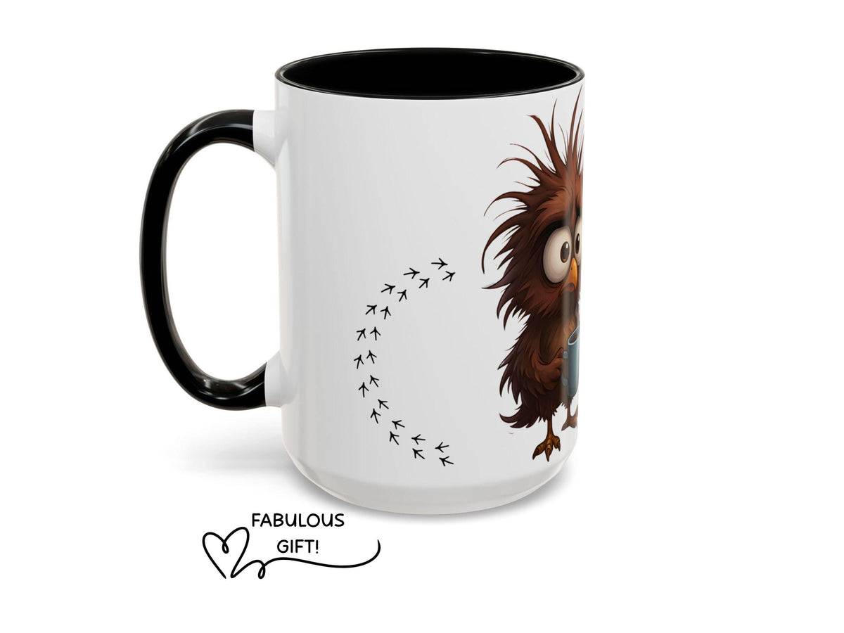 Funny Owl Mug, Wrapped Sarcastic Quote Design, Coffee Lover Humor Cup Gift