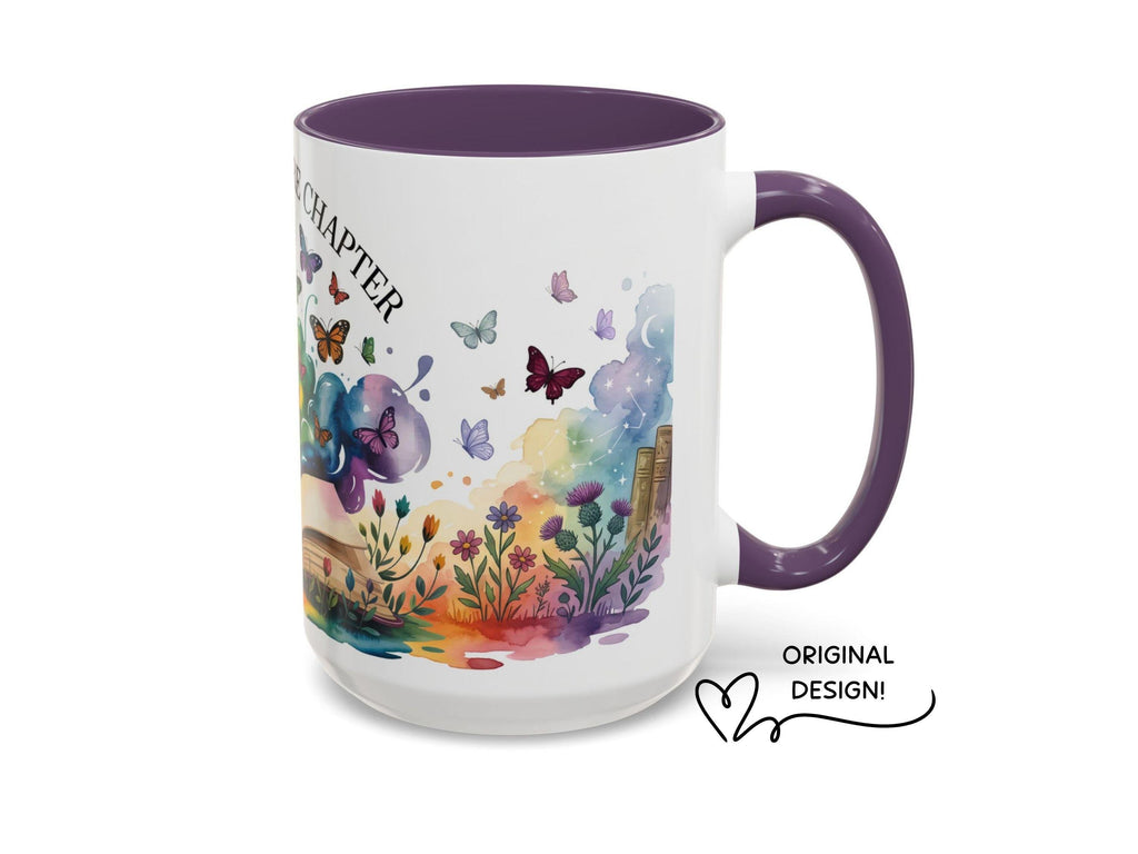 Just One More Chapter Mug, Book Lover Gift, Reader Coffee Cup