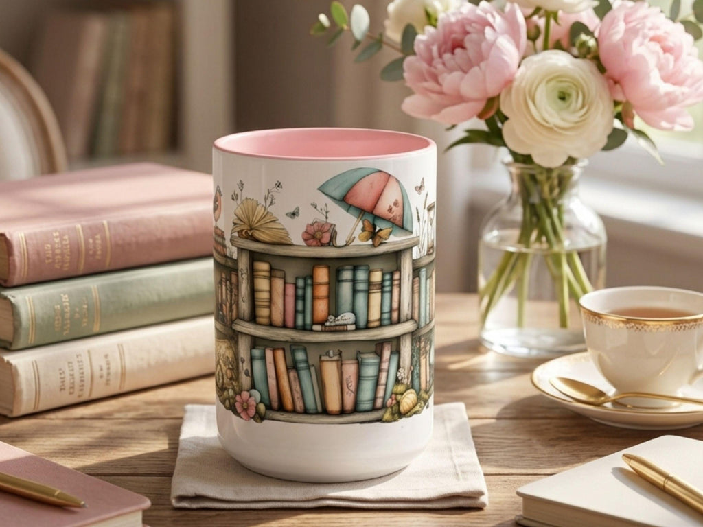 Book Lover Mug Gift, Cozy Reading Cup, Mother’s Day Gift for Mom