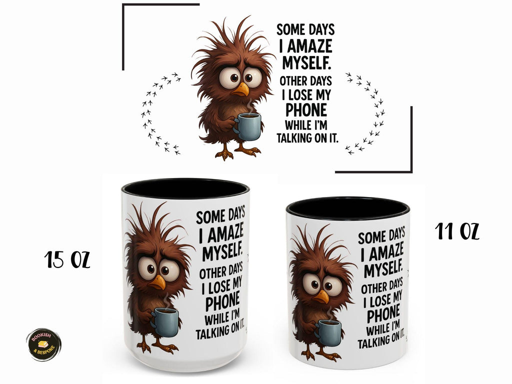 Funny Owl Mug, Wrapped Sarcastic Quote Design, Coffee Lover Humor Cup Gift