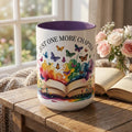 Just One More Chapter Mug, Book Lover Gift, Reader Coffee Cup