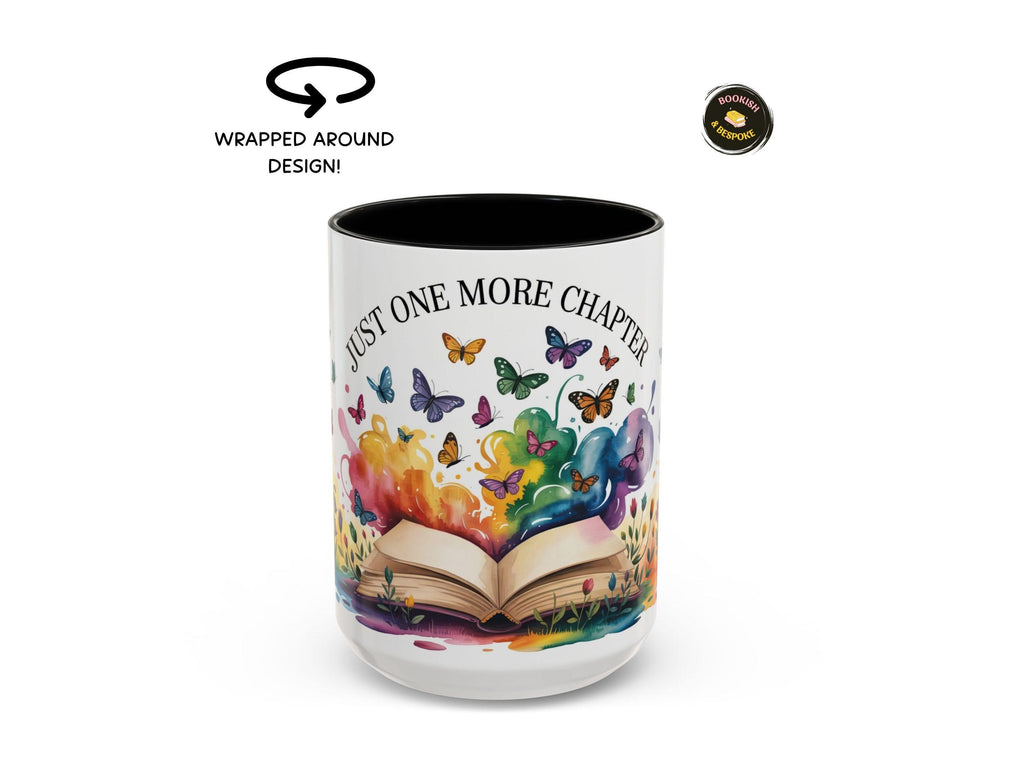 Just One More Chapter Mug, Book Lover Gift, Reader Coffee Cup