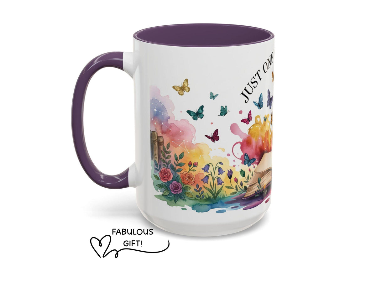 Just One More Chapter Mug, Book Lover Gift, Reader Coffee Cup