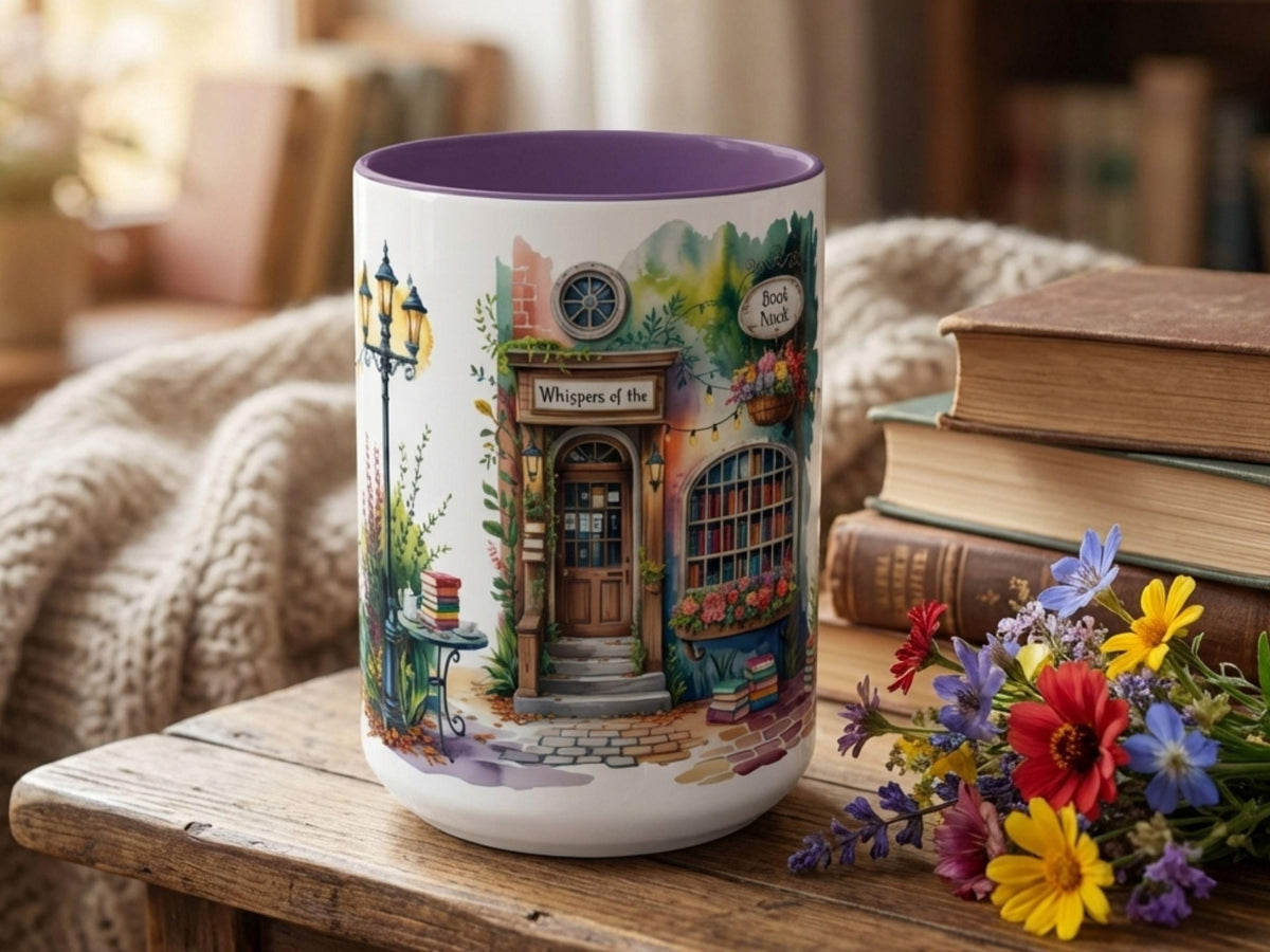 Book Nook Decorations, Bookstore Mug, Book Lover Coffee Mug, Reader Gift, Cozy Reading Mug, Bookworm Mug, Librarian Gift, Reading Coffee Cup