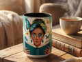 Travel Lover Mug, Bookish Gift for Student, Reader Mug, Wanderlust Gift, Book Lover Coffee Mug, Butterfly Reader Art Cup