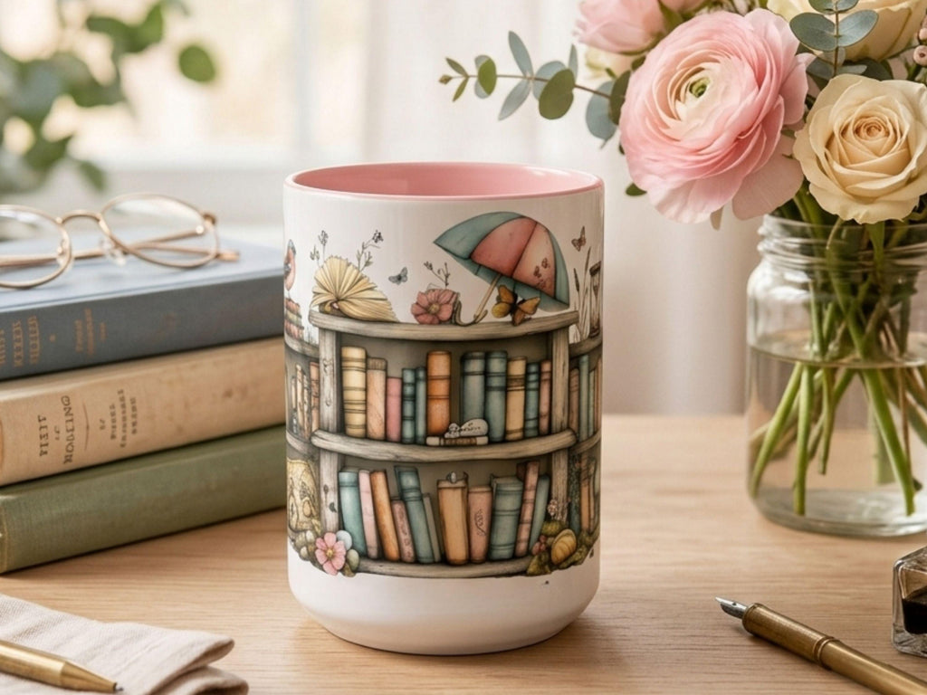Book Lover Mug Gift, Cozy Reading Cup, Mother’s Day Gift for Mom