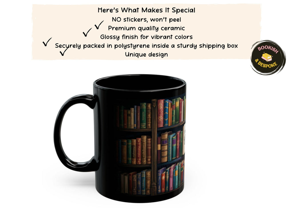 Just One More Chapter Mug, Book Lover Coffee Mug, Reading Gift for Readers