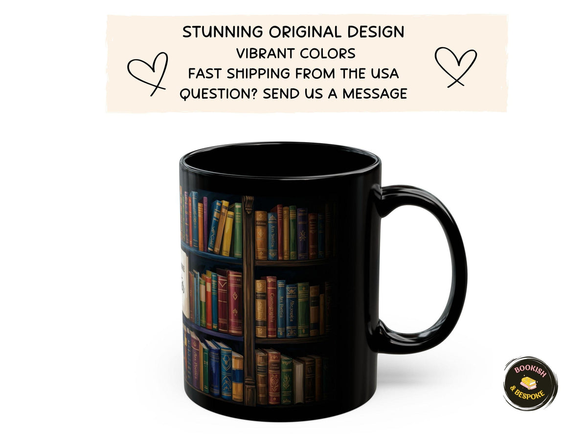 Just One More Chapter Mug, Book Lover Coffee Mug, Reading Gift for Readers