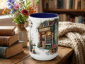 Cozy Book Nook Mug, Bookstore Lover Gift, Reading Coffee Cup, Bibliophile Mug, Library Aesthetic Mug, Book Lover Gift, Reader Coffee Mug