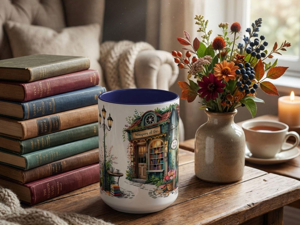 Cozy Book Nook Mug, Bookstore Lover Gift, Reading Coffee Cup, Bibliophile Mug, Library Aesthetic Mug, Book Lover Gift, Reader Coffee Mug