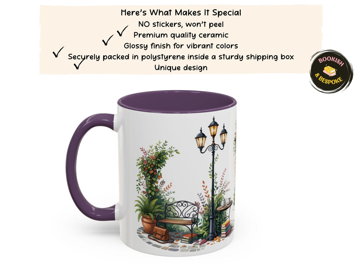 Cozy Book Nook Mug, Bookstore Lover Gift, Reading Coffee Cup, Bibliophile Mug, Library Aesthetic Mug, Book Lover Gift, Reader Coffee Mug
