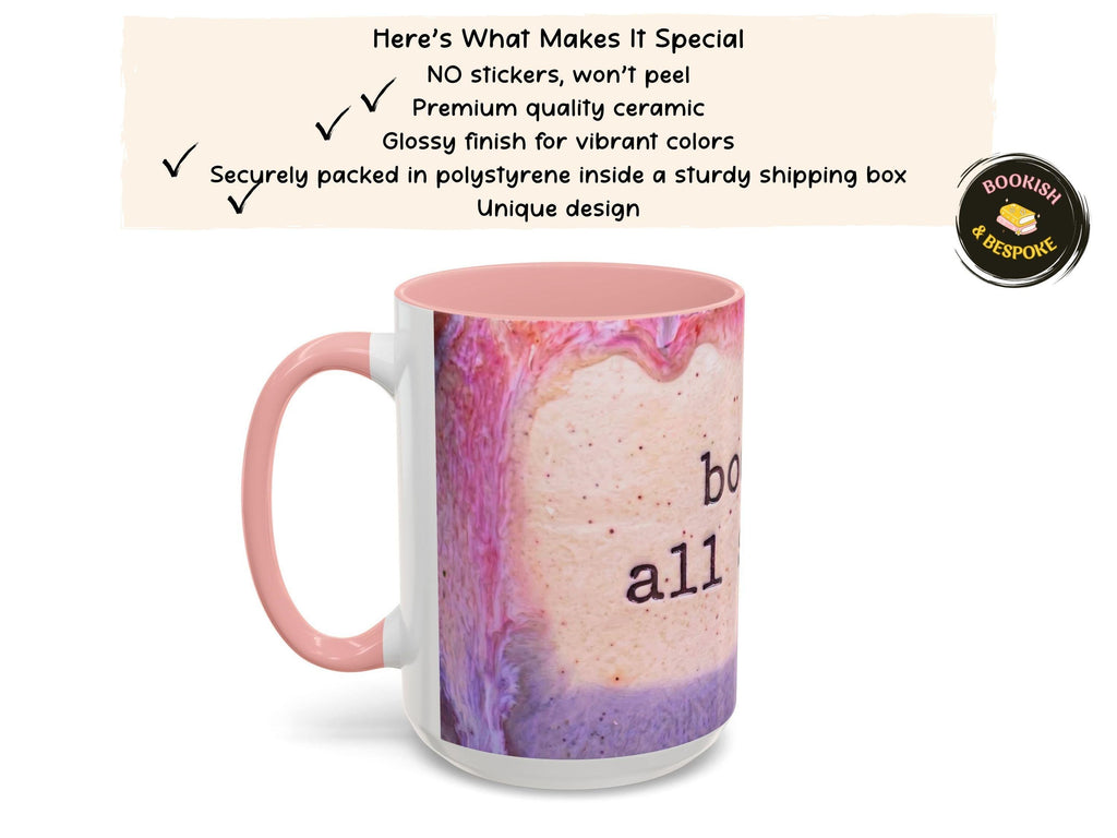 Booked All Summer Mug, Book Lover Gift, Cozy Reading Cup, Summer Reader Gift