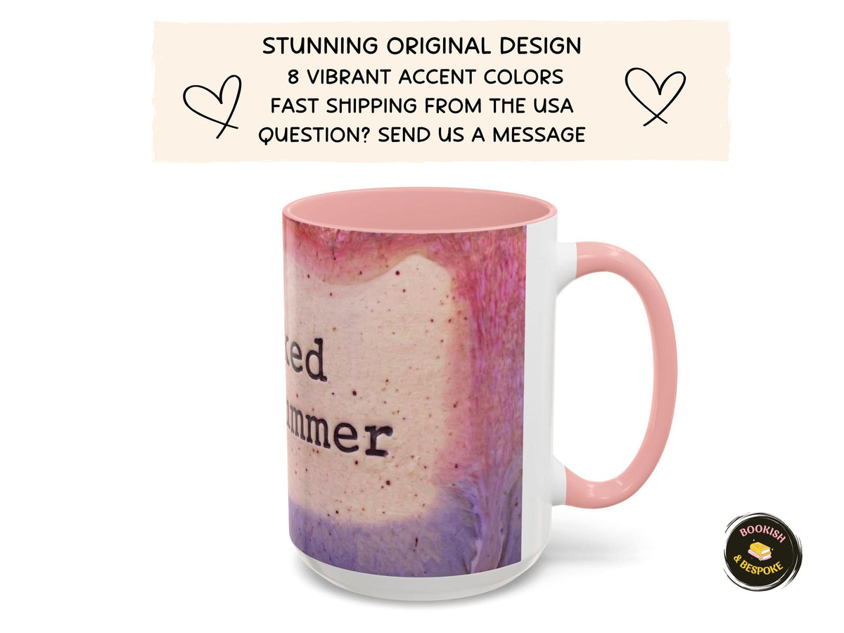 Booked All Summer Mug, Book Lover Gift, Cozy Reading Cup, Summer Reader Gift